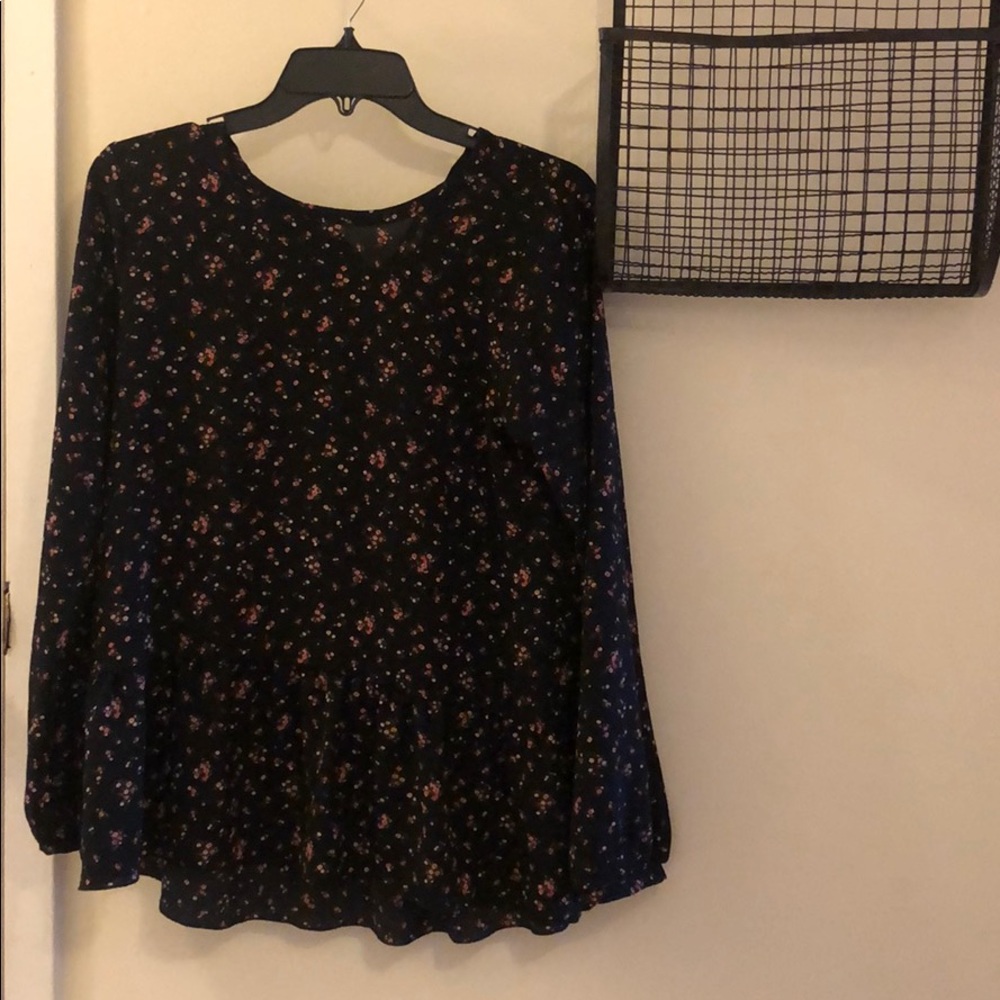Floral Peplum Top
